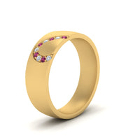 Mens Anniversary Band With Diamonds