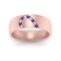 Mens Anniversary Band With Diamonds