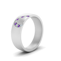 Mens Anniversary Band With Diamonds