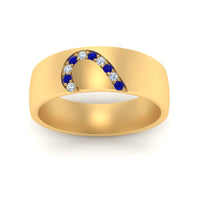 Mens Anniversary Band With Diamonds