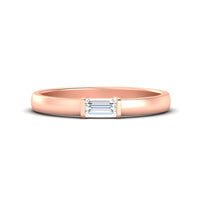 Mens Baguette Diamond Engagement Ring