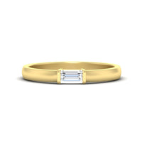 Mens Baguette Diamond Engagement Ring
