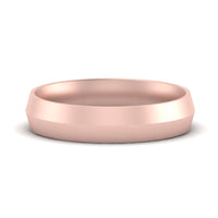 4 mm Comfort Fit Knife Edge Mens Band