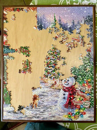 Merry Main Street 1000 Piece Jigsaw Puzzle by Springbok Puzzles - BIG FRENCHIES