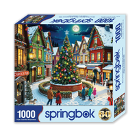Merry Town Square 1000 Piece Jigsaw Puzzle | Springbok Puzzles - BIG FRENCHIES