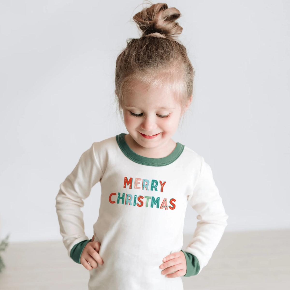 pajamas | merry christmas green - BIG FRENCHIES
