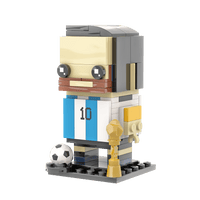 Messi Brick Building Set - Custom Set - Made Using LEGO® Parts