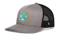 Miami Trucker Hat  |  Black MIA X Football Snapback