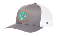 Miami Trucker Hat  |  Black MIA X Football Snapback