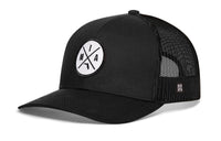 Miami Trucker Hat  |  Gray-White MIA X Snapback