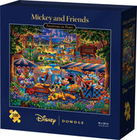 Mickey & Friends Painting in Paris 500 Piece Jigsaw Puzzle by Dowdle and Disney - BIG FRENCHIES