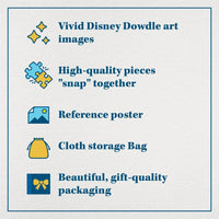 Mickey & Friends Painting in Paris 500 Piece Jigsaw Puzzle by Dowdle and Disney - BIG FRENCHIES