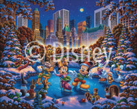Mickey & Friends Skating in Central Park 500 Piece Puzzle by Disney and Dowdle - BIG FRENCHIES