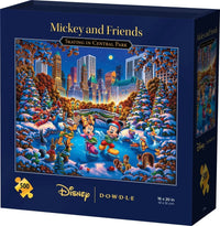 Mickey & Friends Skating in Central Park 500 Piece Puzzle by Disney and Dowdle - BIG FRENCHIES