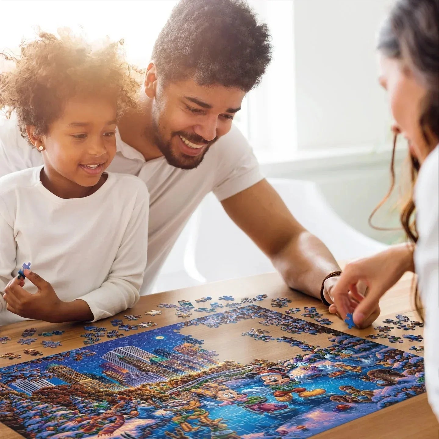 Mickey & Friends Skating in Central Park 500 Piece Puzzle by Disney and Dowdle - BIG FRENCHIES