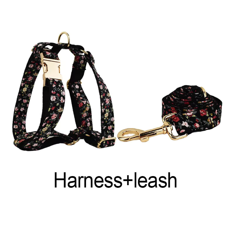 Personalized Midnight Blossom Floral Classic Set