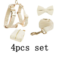 Personalized Milky White Velvet Classic Set
