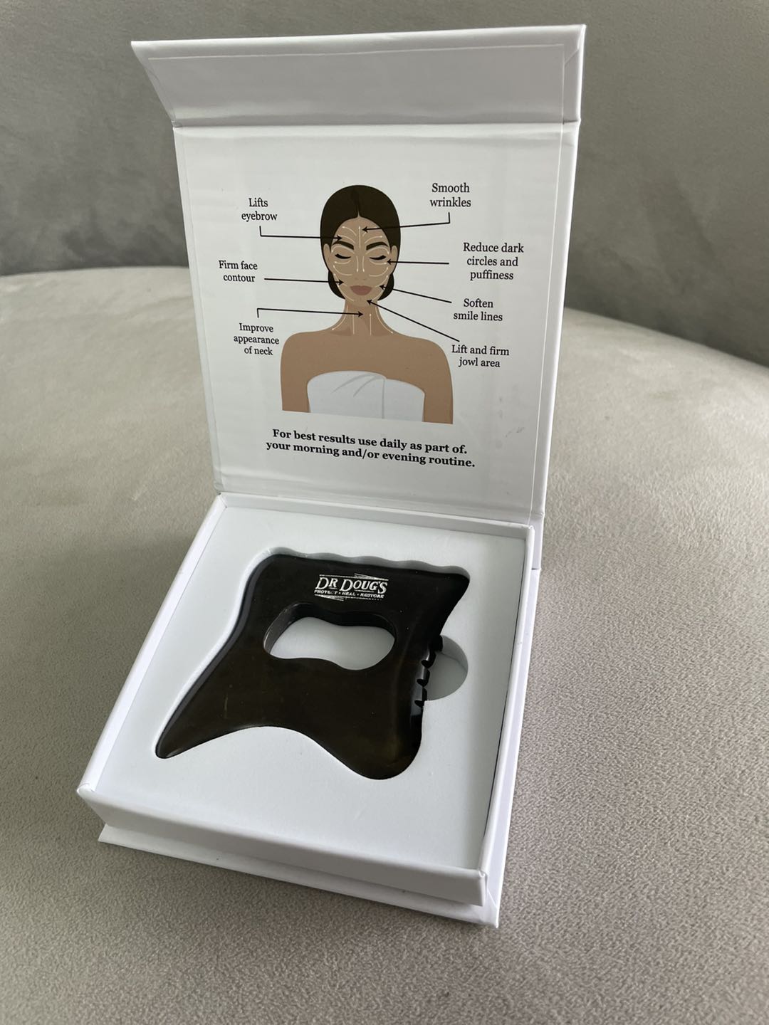 Dr. Doug’s Bian Stone Gua Sha Collection – Lymphatic Massage & Sculpting Tools for Body, Face & Neck - BIG FRENCHIES