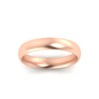 Minimalist 4mm Mens Wedding Band