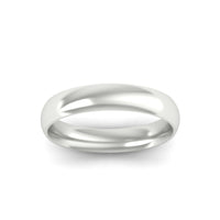 Minimalist 4mm Mens Wedding Band
