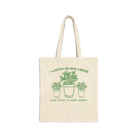 Mint Gardening Tote Bag - BIG FRENCHIES