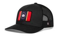 Mississippi State Flag Trucker Hat  |  MS Snapback