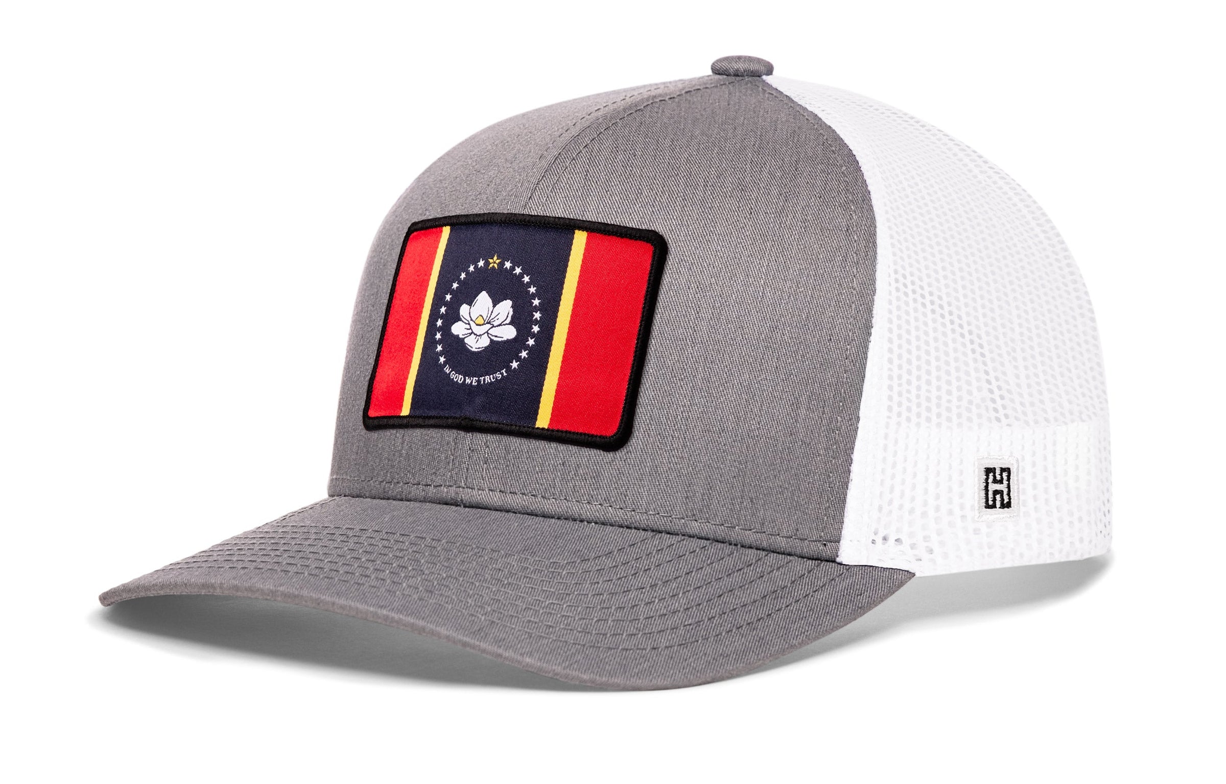 Mississippi State Flag Trucker Hat  |  MS Snapback