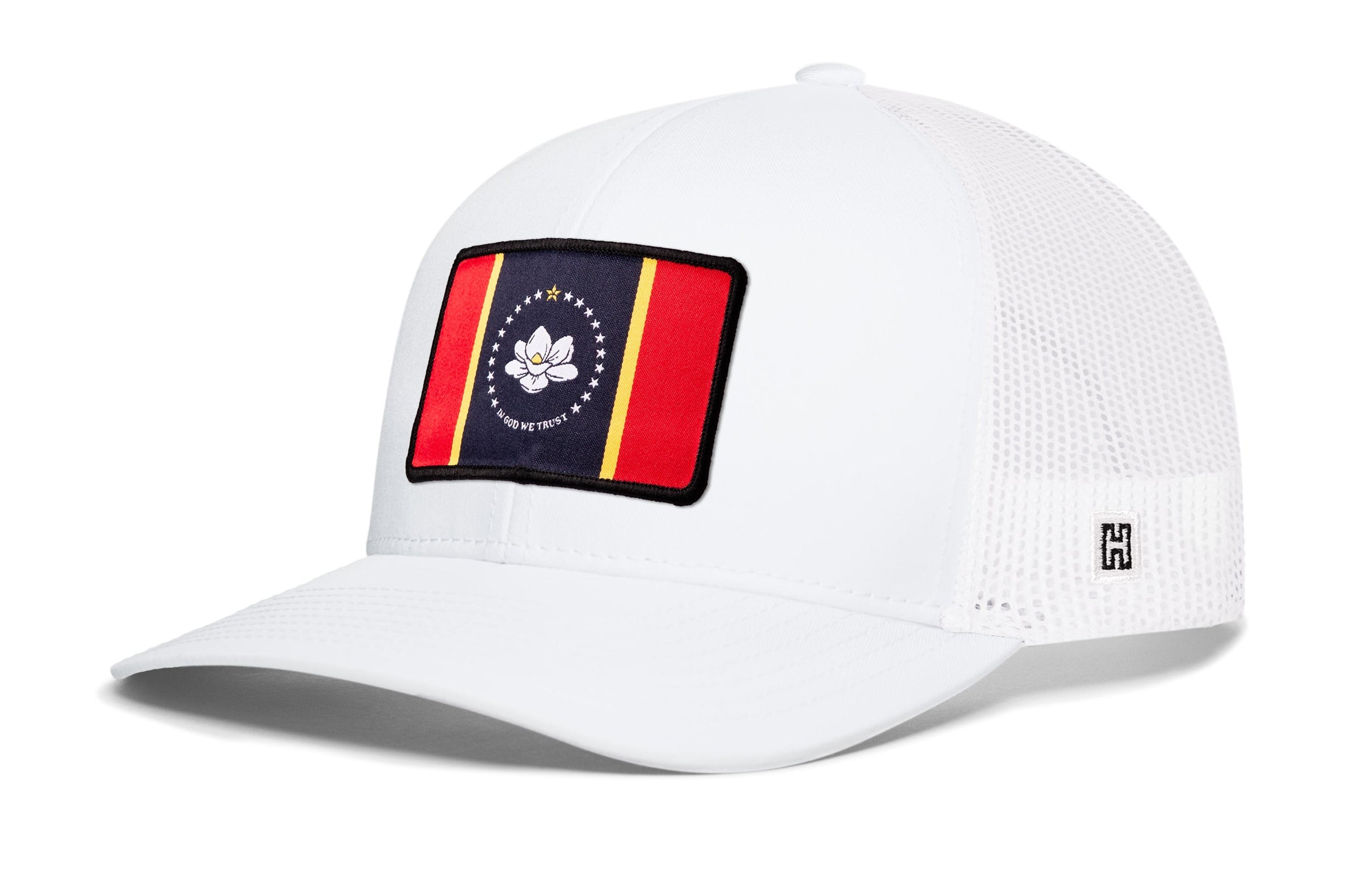 Mississippi State Flag Trucker Hat  |  MS Snapback