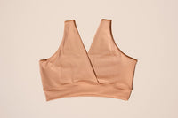 Mocha Mousse FourthWear Postpartum Bralette 3-set + Breast Ice and Heat Therapy Packs