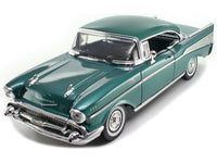 1957 Chevrolet Bel Air Hard Top Green 1/18 Diecast Model Car by Motormax