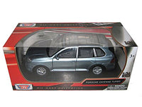 Porsche Cayenne Turbo Grey 1/24 Diecast Car Model by Motormax