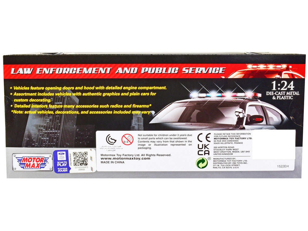 2015 Ford PI Utility Interceptor CHP California Highway Patrol 1/18 Diecast Model Car by Motormax