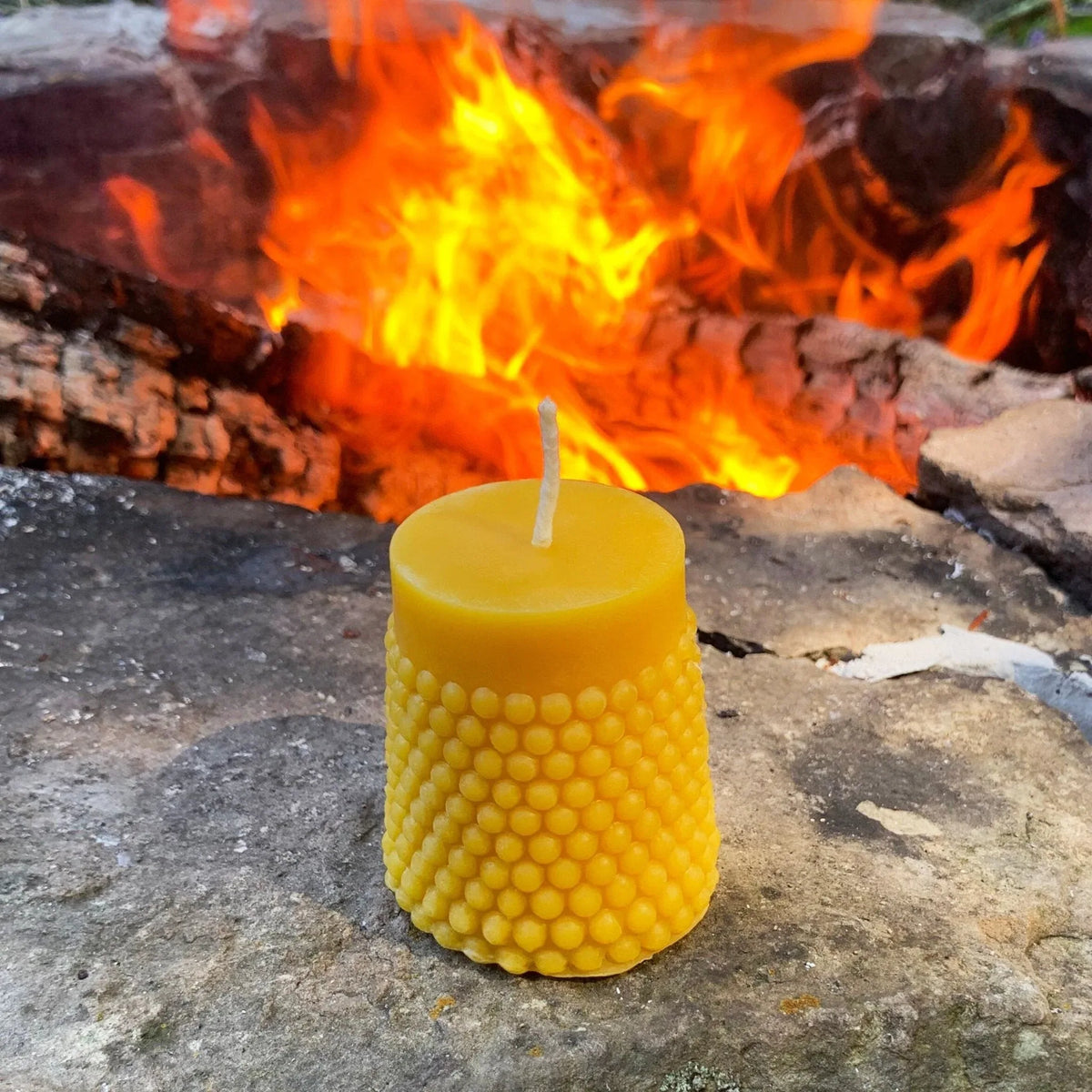 Modern Pillars | Bubbly & Diamond Beeswax Candles - BIG FRENCHIES