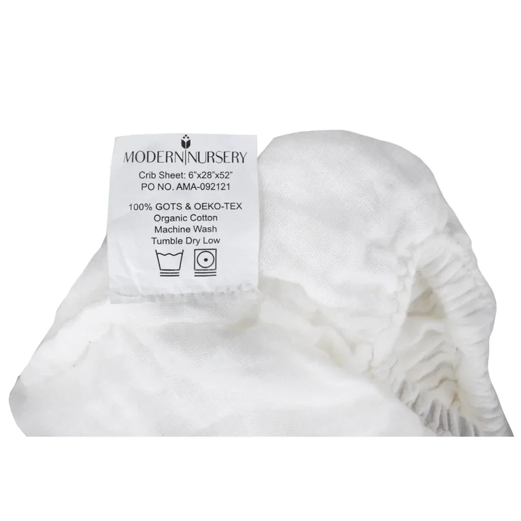 Organic Muslin Crib Sheets (Set of 2) - BIG FRENCHIES