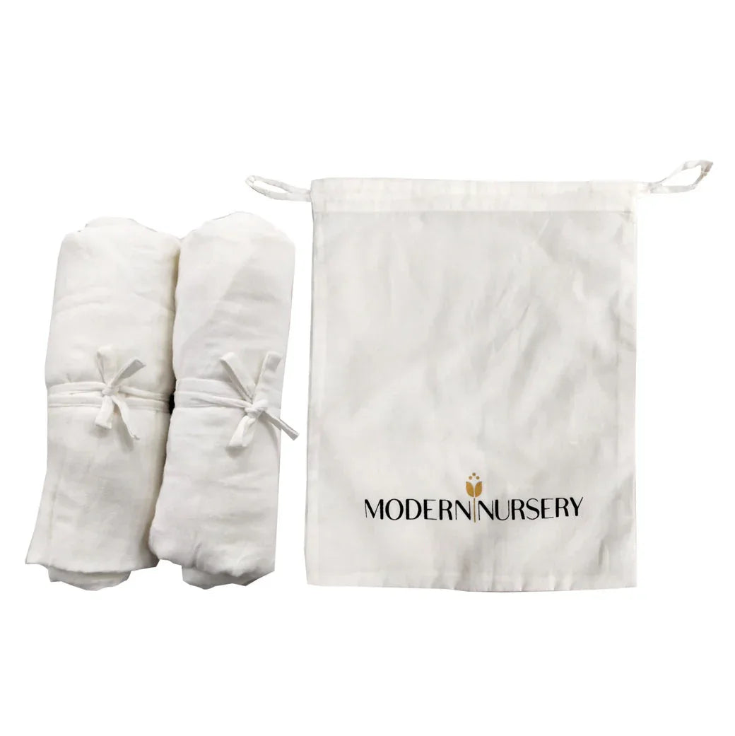 Organic Muslin Crib Sheets (Set of 2) - BIG FRENCHIES