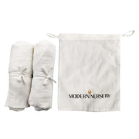 Organic Muslin Crib Sheets (Set of 2) - BIG FRENCHIES