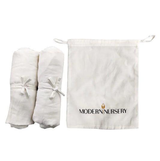 Organic Muslin Crib Sheets (Set of 2) - BIG FRENCHIES