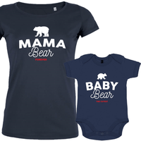 Mama and Baby Bear Mom and Child Matching Outfit