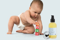 ORGANIC CALMING BABY OIL Nourishing, Soothing, Calming - BIG FRENCHIES