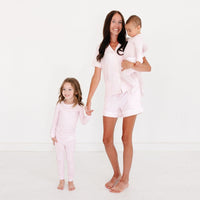 Ballet Stripe Bamboo Toddler Pajama Set - BIG FRENCHIES