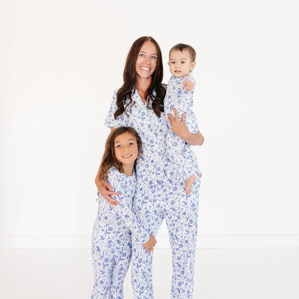 Porcelain Vine Bamboo Toddler Pajama Set - BIG FRENCHIES