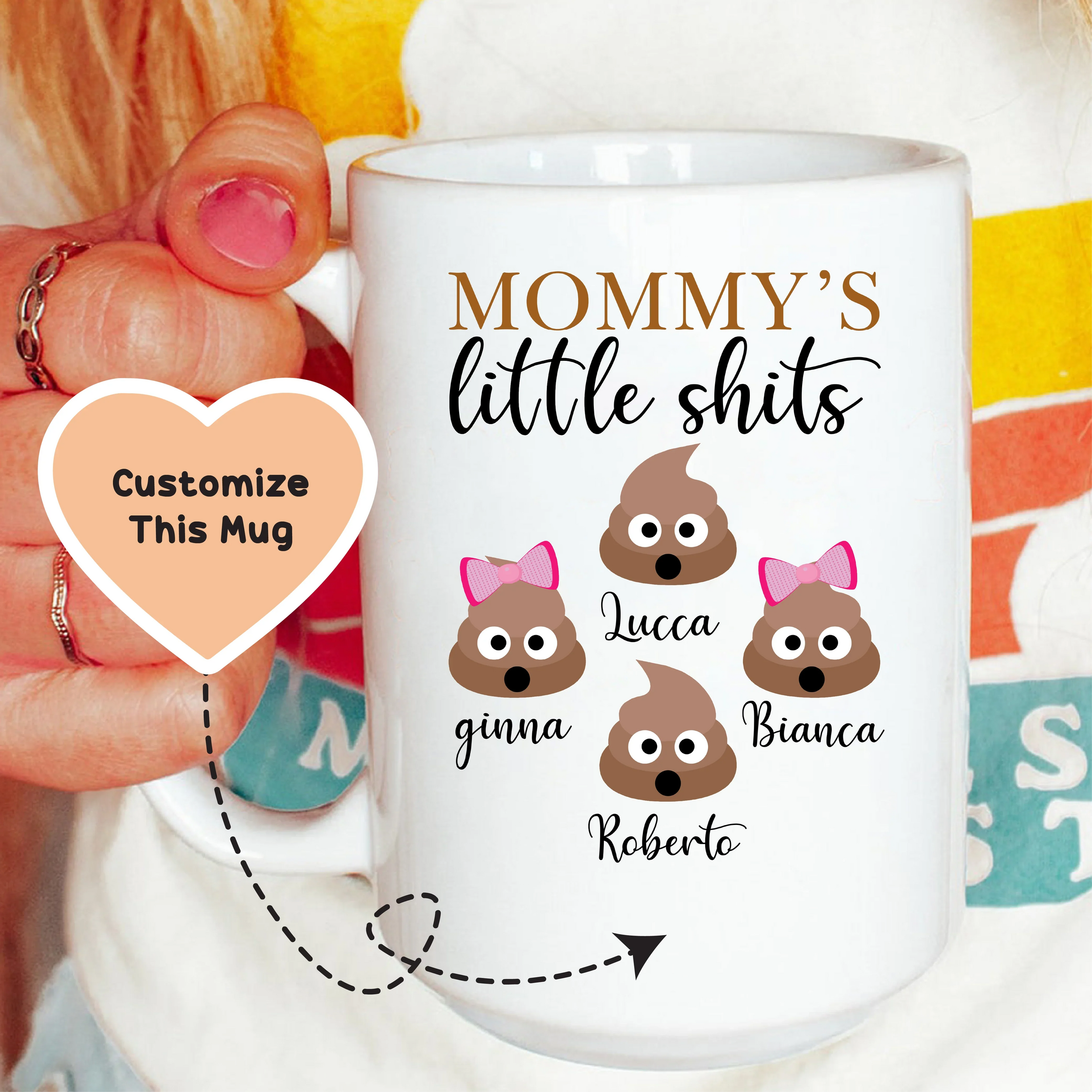 Mommy's Little Custom Mug - BIG FRENCHIES