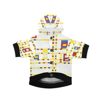 Mondrian Broadway Boogie Woogie Button Hoodie