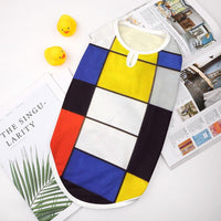 Mondrian Composition A Pet Vest