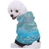 Monet Water Lilies Button Hoodie