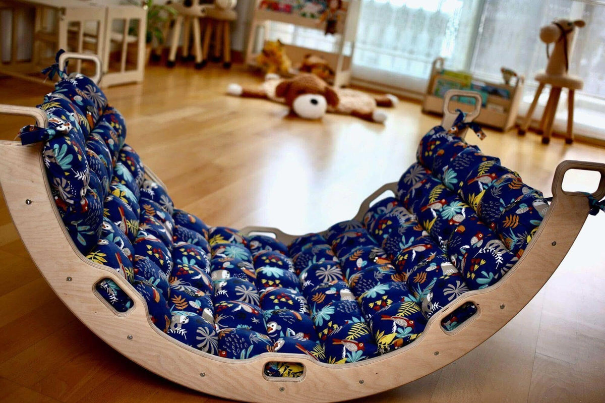 Montessori Arch Rocker with Ramp and Pillow - BIG FRENCHIES
