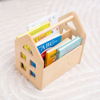 Dark Walnut Montessori Book Shelves
