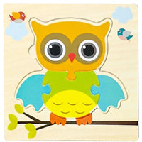 Montessori Games Baby Animals/traffic Kid's Cognition Puzzles Toys Wooden Cartoon Cognition Puzzle Toys Matching Education Game - BIG FRENCHIES