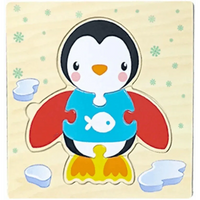 Montessori Games Baby Animals/traffic Kid's Cognition Puzzles Toys Wooden Cartoon Cognition Puzzle Toys Matching Education Game - BIG FRENCHIES