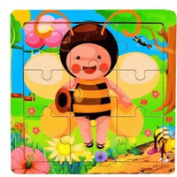 Montessori Games Baby Animals/traffic Kid's Cognition Puzzles Toys Wooden Cartoon Cognition Puzzle Toys Matching Education Game - BIG FRENCHIES